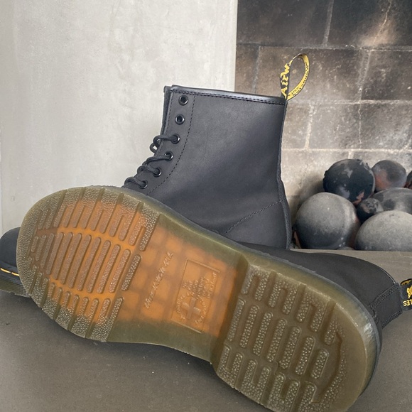 Doc Martens Size 10M Black Leather Work Boots - Picture 4 of 5